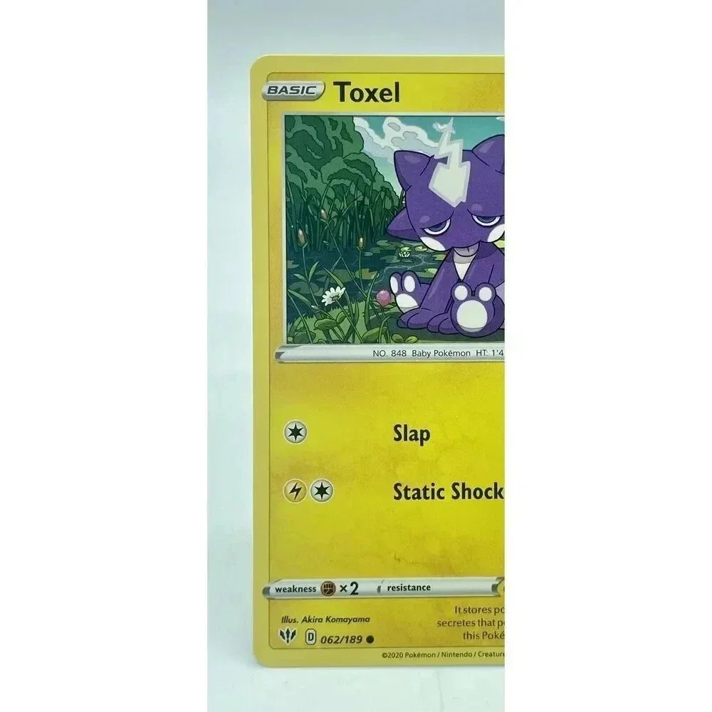 Toxel 062/189 Darkness Ablaze Non-Holo Pokémon TCG Mint‎ Unplayed